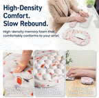 BELLEMOND Japanese Mouse Pad with Wrist Rest | Ergonomic Memory Foam, Large - Image 6