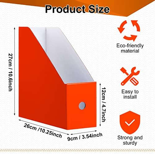 Thenshop 24 Pcs Magazine Files Cardboard Holders,Classic,Colorful - Image 2