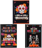 3 Pcs Day of the Dead Halloween Decor Books - Image 2