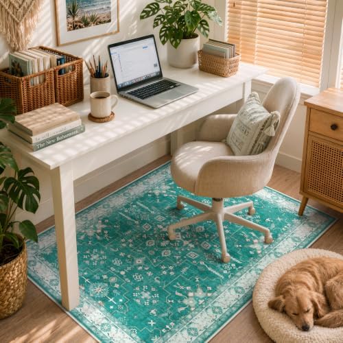 36"x48" Office Chair Mat for Hardwood Floor, Washable Non-Slip Protector by Anidaroel