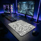 Tempered Glass Gaming Mousepad, 16x20 inch Mountains White Tempered Glass Mousepad, Professional Esport MousePads, Durable Mouse Mat, Smooth Surface - Image 3