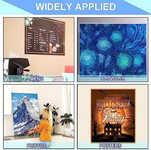 Sherr 2 Pcs Rigid Poster Protectors 24 x 36 Inch, Clear PVC Sleeves - Image 6