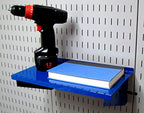 Wall Control Slotted Tool Board Workstation Accessory Kit Pegboard and Slotted Tool Board – Blue (Pack of 3) - Image 4