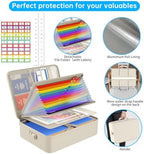 ENGPOW Fireproof File Organizer Bag with 13 Pockets Accordion File Folder - Image 4