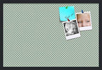 PinPix 30x20 inch Cork Bulletin Board. This Decorative Framed Pin Board Comes with Diamond Pattern in Nile Green Design and Satin Black. Ideal for Home, Office Decor or School (PinPix-380) by PinPixBulletinBoards