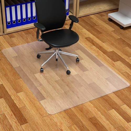 FuturHydro Office Chair Mat for Hardwood Floor, 36" x 48" Clear Computer Chair Mats, Plastic Rolling Chair Mat for Office, Home and Gaming Floors (Rectangle) by FuturHydro
