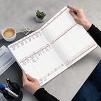 Clever Fox Income & Expense Tracker, Business Ledger 5.8x8.3 Rose Gold - Image 6