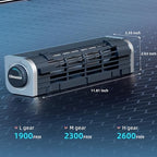 3-Speed Cross-Flow Laptop Cooler & Stand, USB Desk Fan for Overheating - Image 6
