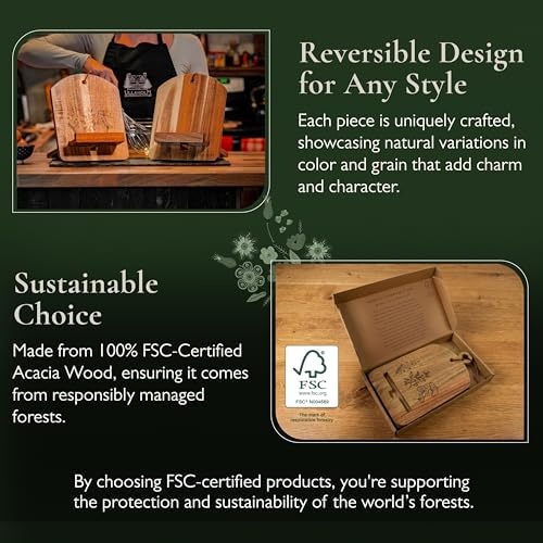 Wooden Cookbook Stand for Kitchen Counter - Reversible Recipe Book Holder with Cooking Measurement Conversion Card - Gift-Ready Adjustable Tablet Cookbook Holder Stand - 11"x8.2" - Image 5