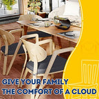 AAAAAcessories Chair Cushions for Dining Chairs, 17 x 16 x 2 in, Set of 2 - Image 6