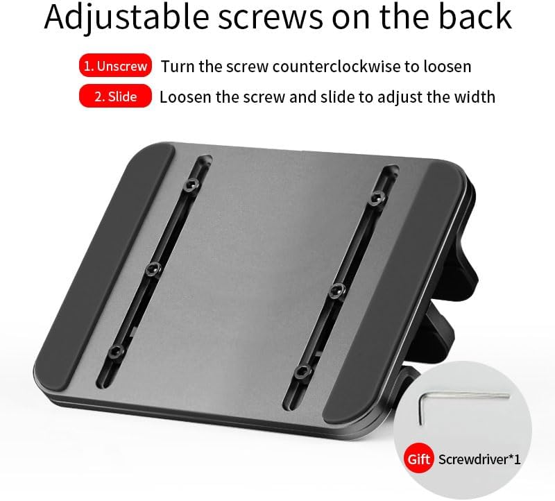 Aluminum Alloy Double Slot Storage Port Vertical Laptop Stand，laptop stand for desk，adjustable laptop stand，Applicable to all MacBook models - Image 4