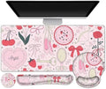 Gaming Mouse Pad, 4in1 XXL Mousepad Large Desk Mat, Cute Desk Pad Protector by ToLuLu