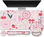 Gaming Mouse Pad, 4in1 XXL Mousepad Large Desk Mat, Cute Desk Pad Protector by ToLuLu
