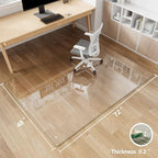 Koonmi Glass Chair Mat for Carpet, 48"x72" Thick Office Chair Mat - Image 3