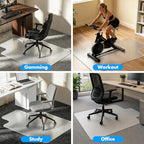 Office Chair Mat for Carpet - 36x48 Inch Heavy-Duty Protection for Low Pile Plastic Computer Desk Floor Protectors for Chairs - Image 5