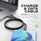 Statik PowerPivot 90° USB-A to USB-C Right Angle Cable, 12W - Image 5