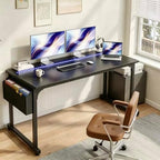 DurayLoly 63 Inch Gaming Desk with RGB LED Lights for Bedroom - Image 2