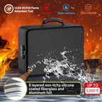 ENGPOW Fireproof Document Organizer Bag with Lock ＆ Accordion File Folder - Image 4