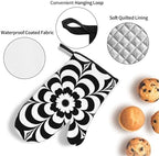 Copy of Optical Pattern Oven Mitts and Pot Holders Sets, Heat Resistant Cooking Mitts and Hot Pads, Waterproof Oven Glove Potholders for Cooking Baking Grilling - Image 4