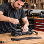 Zip Ties 12 inch, 1000 Pack Heavy Duty Black Zip Ties with 120 lbs Tensile Strength, Self-Locking Nylon Cable Ties,Wire Ties for indoor and outdoor use. - Image 6