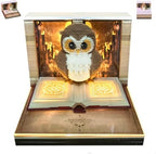 3D Memo Pad Time Piece Calendar 2027, 3D Tear-Off Art Desk Calendar 2027, Creative 3D Memo Pad Paper Art Tree House DIY Paper Carving Decoration (owl) by PTAEXCEL