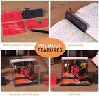 3D Calendar 2027 Paper Art Memo Pad,Tear-Away 3D Desk Time Piece Calendar DIY Note for Record, Bookmark, Gift & Office Decor (Magic Train) - Image 5