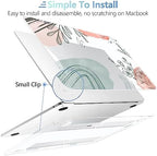 MEEgoodo for M5/M4/M3/M2 MacBook Air 15 inch Case 2026 2025 2024 2023, Case Fit Model (A3448/A3241/A3114/A2941) for MacBook Air 15.3 inch, Watercolor Floral 3 - Image 5