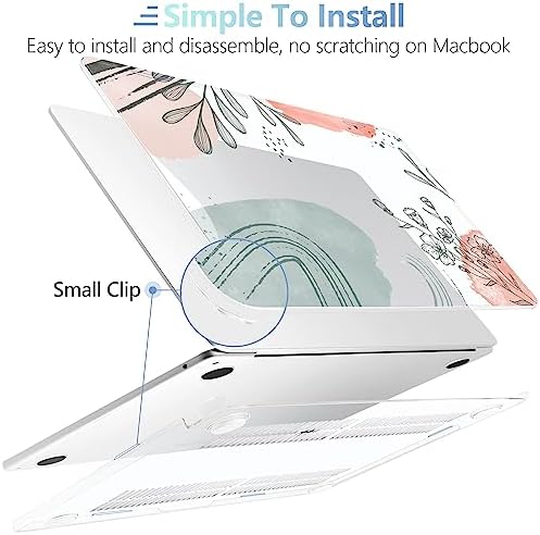 MEEgoodo for M5/M4/M3/M2 MacBook Air 15 inch Case 2026 2025 2024 2023, Case Fit Model (A3448/A3241/A3114/A2941) for MacBook Air 15.3 inch, Watercolor Floral 3 - Image 5