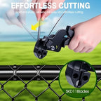 Stainless Steel Cable Tie Gun & 100pcs 12in Black Metal Zip Ties - Image 5