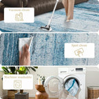 Office Chair Mat for Hardwood Floor, 60"x45" Easy Glide Computer Chair Mat Protector for Rolling Chair Under Desk Rug Nonslip Backing, Machine Wash - Image 6