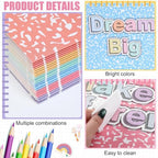 Honoson 24 Pcs Inspirational Privacy Folders for Students - Image 3