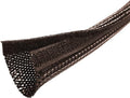 Electriduct 1.25" Chewing Resistant Side Entry Mesh Sleeving Self Closing Hook and Loop Repulsive Hose Expandable Wire Cable Protection Flexible Wrap Around Sleeve - 25 Feet by Electriduct