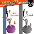 ULIBERMAGNET New Upgraded Garage Strong Magnetic Hooks, 4 Pack Heavy Duty Large J Hooks with Magnet, Anti-Slip Coating Magnet Hooks for Garden Tools, Ropes,Drill - Image 3