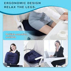 Office Chair Cushions for Back and Butt, Ergonomic Chair/Seat Cushion for Long Sitting, Sitting Pillow for Automobile, Wheelchair, Computer, Office Chair Hip Support (Blue) - Image 5