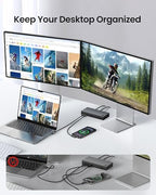 Silkland USB C Monitor Cable Right Angle 6.6FT, 8K@30Hz 5K/4K@60Hz Display - Image 2