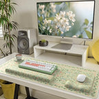 iCasso Mouse Pad with Wrist Rest, Large Desk Mat Set, Bean Green - Image 7