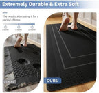 UKISS 9/10"" Extra Thick Cushioned Anti Fatigue Kitchen Mat, Waterproof High Density Foam Standing Desk Mat, Non-Slip Ergonomic Comfort Mat for Kitchen, Office,Workstation Black (Black, 20" X 48") - Image 3
