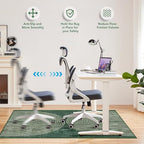 Office Chair Mat for Hardwood Floor&Tile Floor,36"X 48"-Geo Green - Image 5