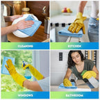 HOMEXCEL Blue Microfiber Cleaning Cloth 100PK, Towels for Cars, 12.5×12.5" - Image 7