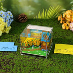 3D Calendar 2027, 3D Creative Time Piece Calendar 2027，Daily Tear-Off Memo Pad with Light, Paper Carving Desktop Decoration, 3D Art Calendar Memo Pad,Unique Holiday Craft Gift - Image 3