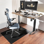 [Thickened to 2.0mm] 40"x 50" Office Chair Mat for Hardwood, Vinyl Computer Floor Mat, Anti-Slip Desk Mats for Hardwood, Easy to Clean Office Chair Floor Protector, Durable Rolling Chair Mat by FeelLifeEnjoyLifelmmerseYourselfInLife