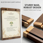 3-Pack Table Top Sign Holders & Business Card Holders - Image 6