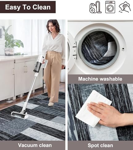 chakme Office Chair Mat for Hardwood Floor, 48"x36" Easy Glide Computer Desk Mat Protector for Rolling Chair Under Desk Rug Nonslip Backing, Machine Wash, (Jigsaw) - Image 6