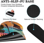Arttown Keyboard Mouse Pad Set, 4 in 1 Desk Mat Set Ocean Beach Blue - Image 5