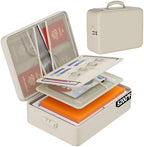 DocSafe 5200°F Fireproof Document Organizer Box with Lock, Beige (Soft) by DocSafe
