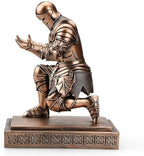 Medieval Warrior Knight Pen Holder Fun Desk Accessories Paperweight Copper - Image 4