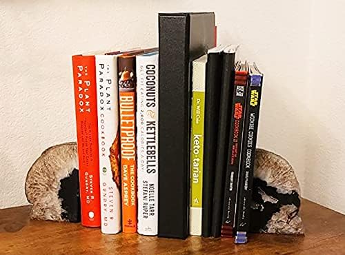 Agate Rock Bookend Heavy Duty Healing Crystal Stone Book Holders Decorative - Image 3