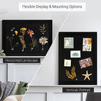 Black Cork Board Bulletin Board with Linen, Wood Framed 48" x 32" Corkboard, Office Board for Wall Decor, Wall Mounted Pin Board Picture Board with 20 Pushpins for School, Home & Office - Image 4