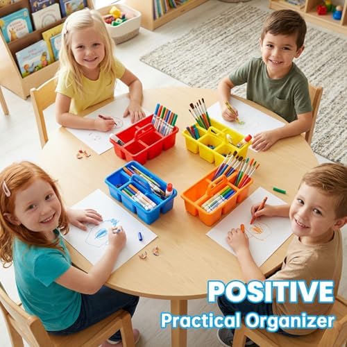 8 PCS Classroom Caddy, Supply Cleaning Caddy for Classroom, 8”×5.7”×3” - Image 5