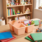 Kathfly 12 Pack Classroom Caddy Organizer with Handle Bulk, Mixed Color 1 - Image 4